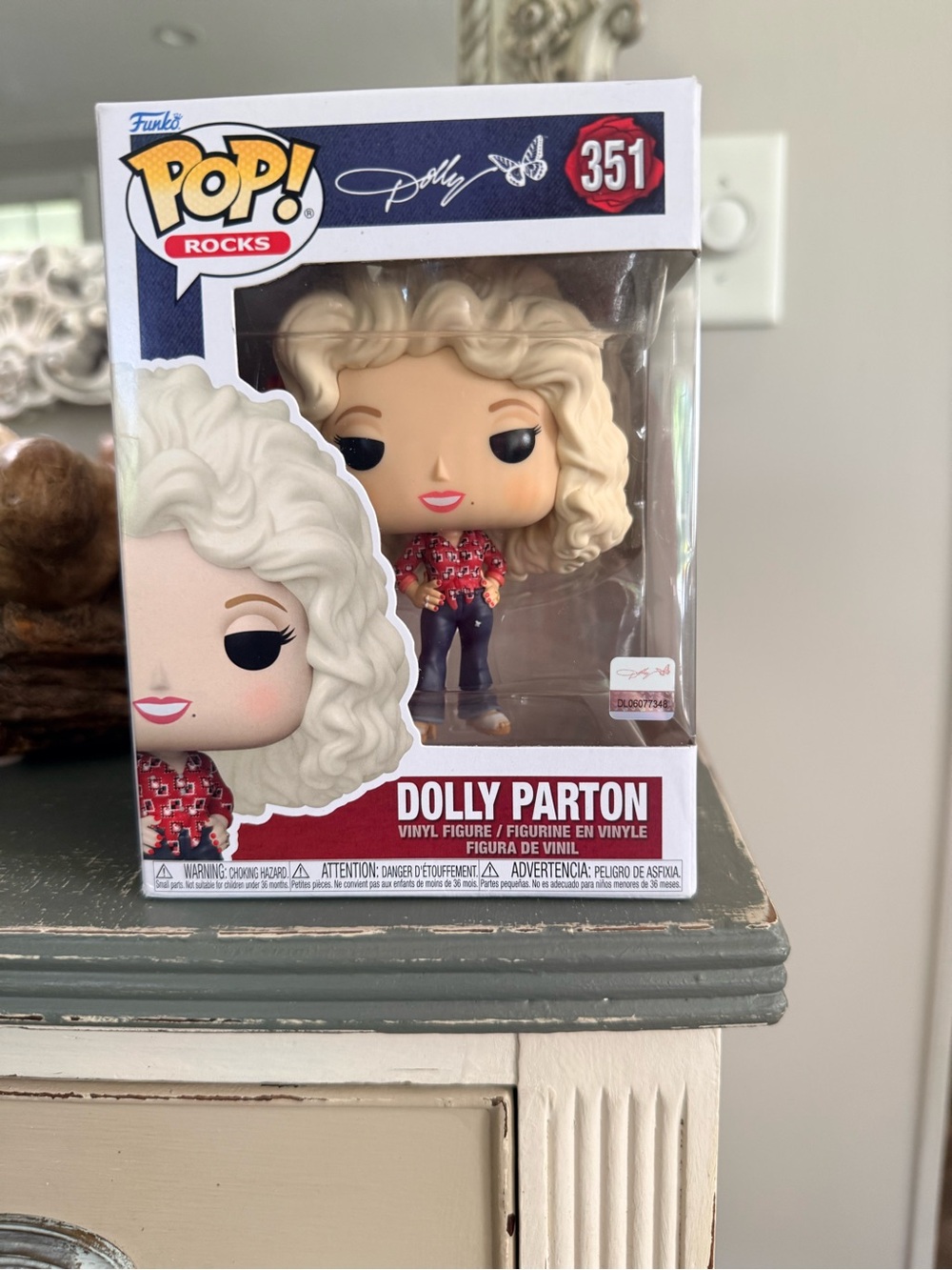 Funko POP! Rocks Dolly Parton #351 Vinyl Figure -New in Box